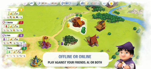 Charterstone: Screenshot ng Digital Edition