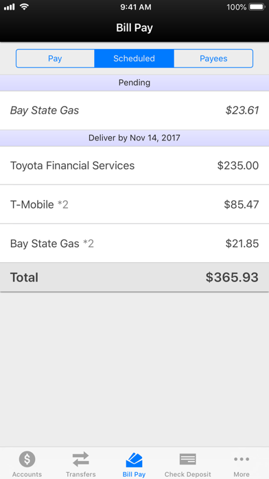Pitney Bowes Employees FCU Screenshot