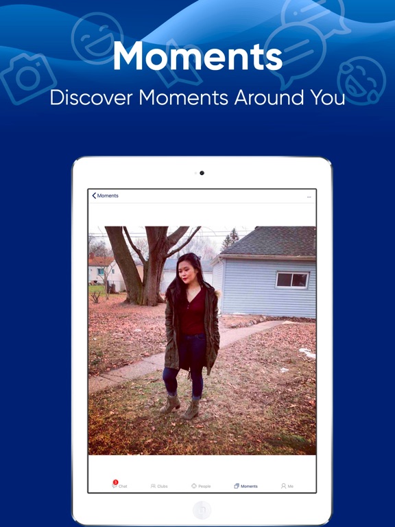 ChatApp - Meet New People iPad screenshot 5 - Social Networking app