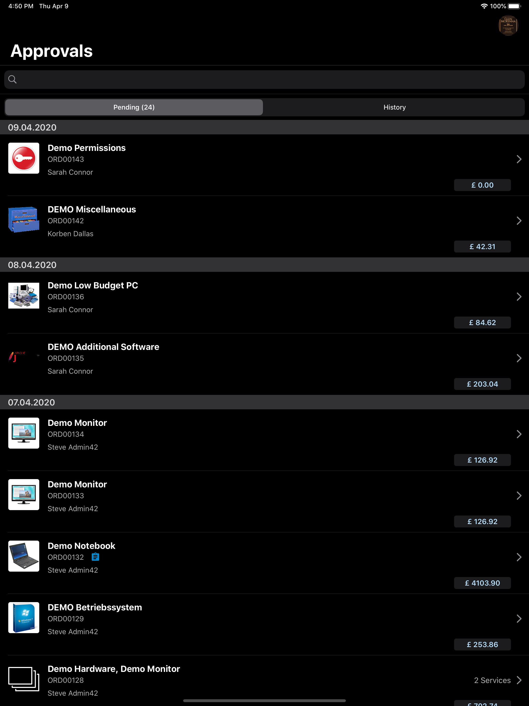 Matrix42 Approvals screenshot 11