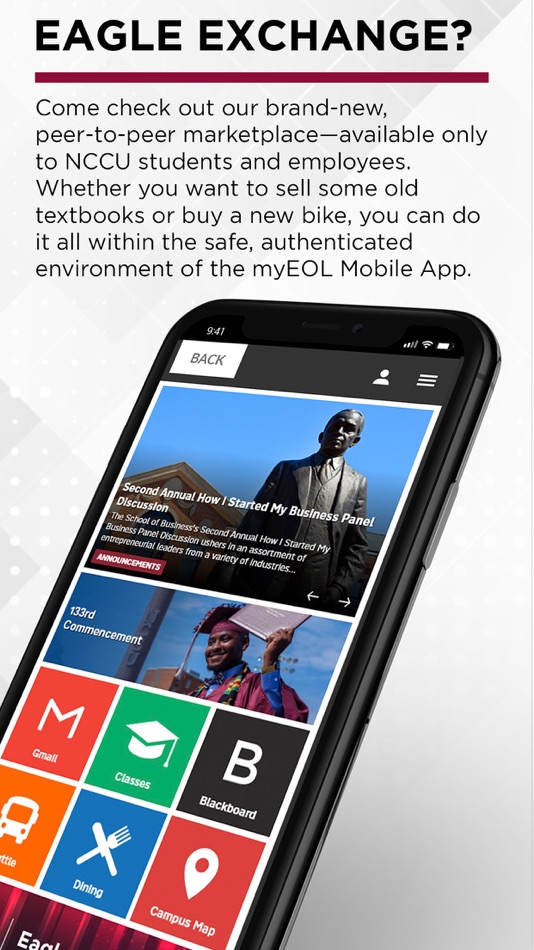 #3. myEOL Mobile App (iOS) Podle: North Carolina Central University