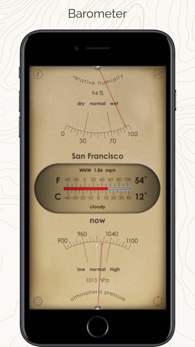 Weather Station: barometer appのおすすめ画像1
