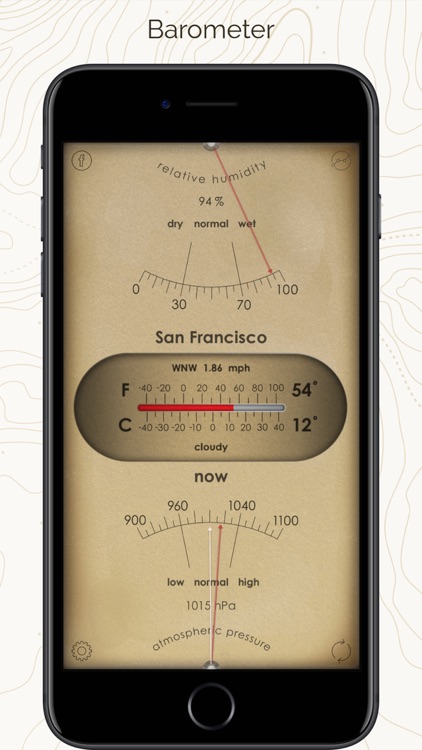 Weather Station: barometer app screenshot-0