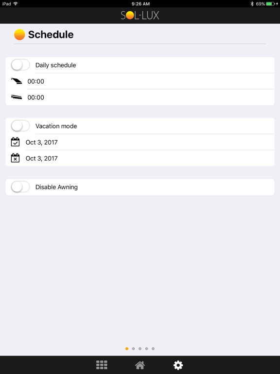 Sol-Lux Mobile iPad screenshot 2 - Lifestyle app