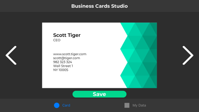 Screenshot #1 pour Business Cards Studio