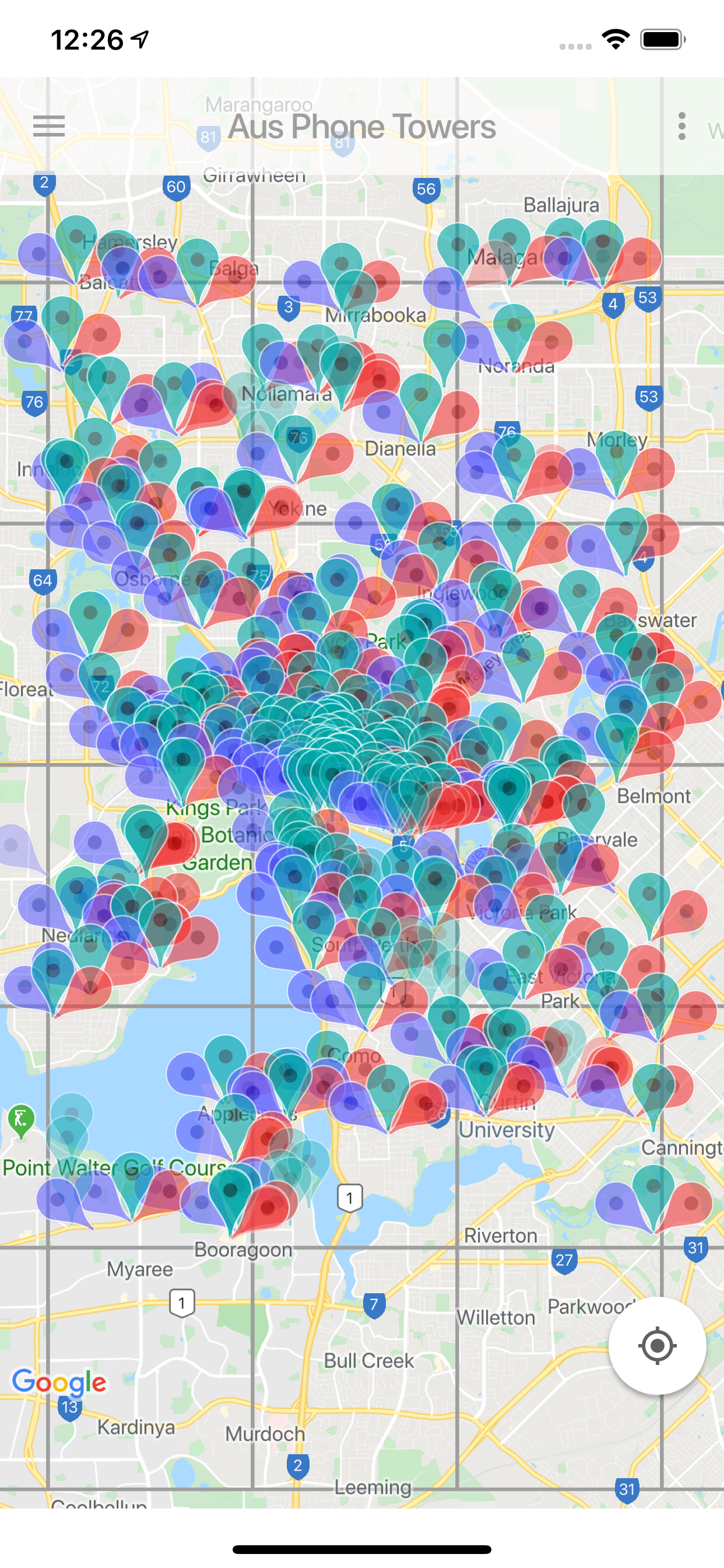 Aus Phone Towers (3G,4G,5G) screenshot 9