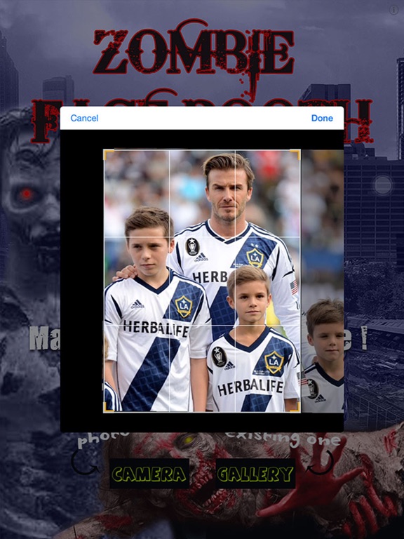 Zombie Face Booth & Halloween iPad screenshot 5 - Photo & Video app