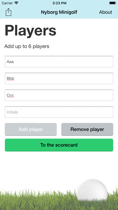 Nyborg_Minigolf app screenshot 2
