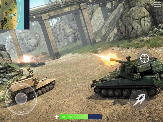 Screenshot #6 pour Tanks of War: PvP Blitz
