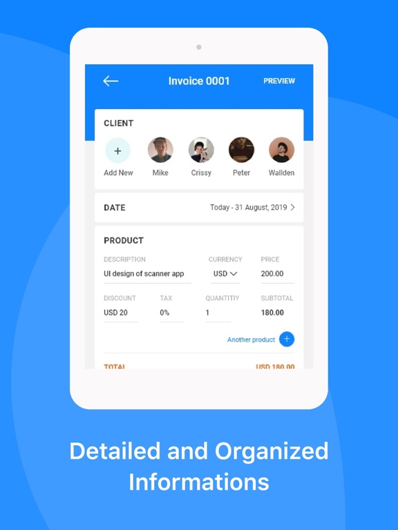 Go Invoice: Mobile Invoice App iPad screenshot 4 - Business app