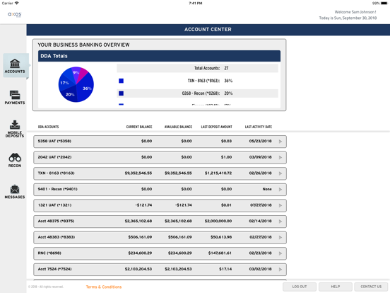 Screenshot #4 pour Axos Treasury Management