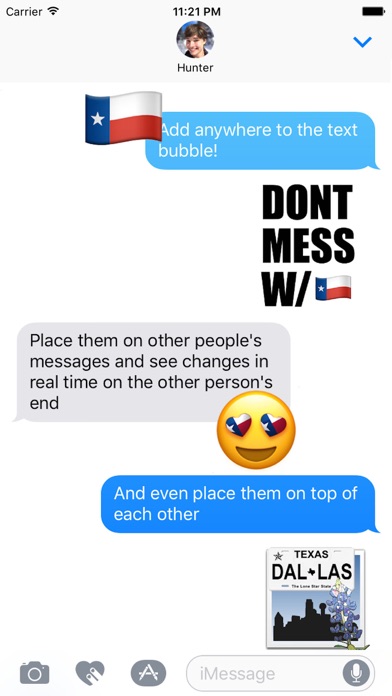 Texas Emojis Screenshot 1 - AppWisp.com Texas Emojis Screenshot 1 - AppWisp.com