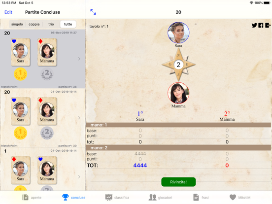 Screenshot #5 pour iPunti Burraco