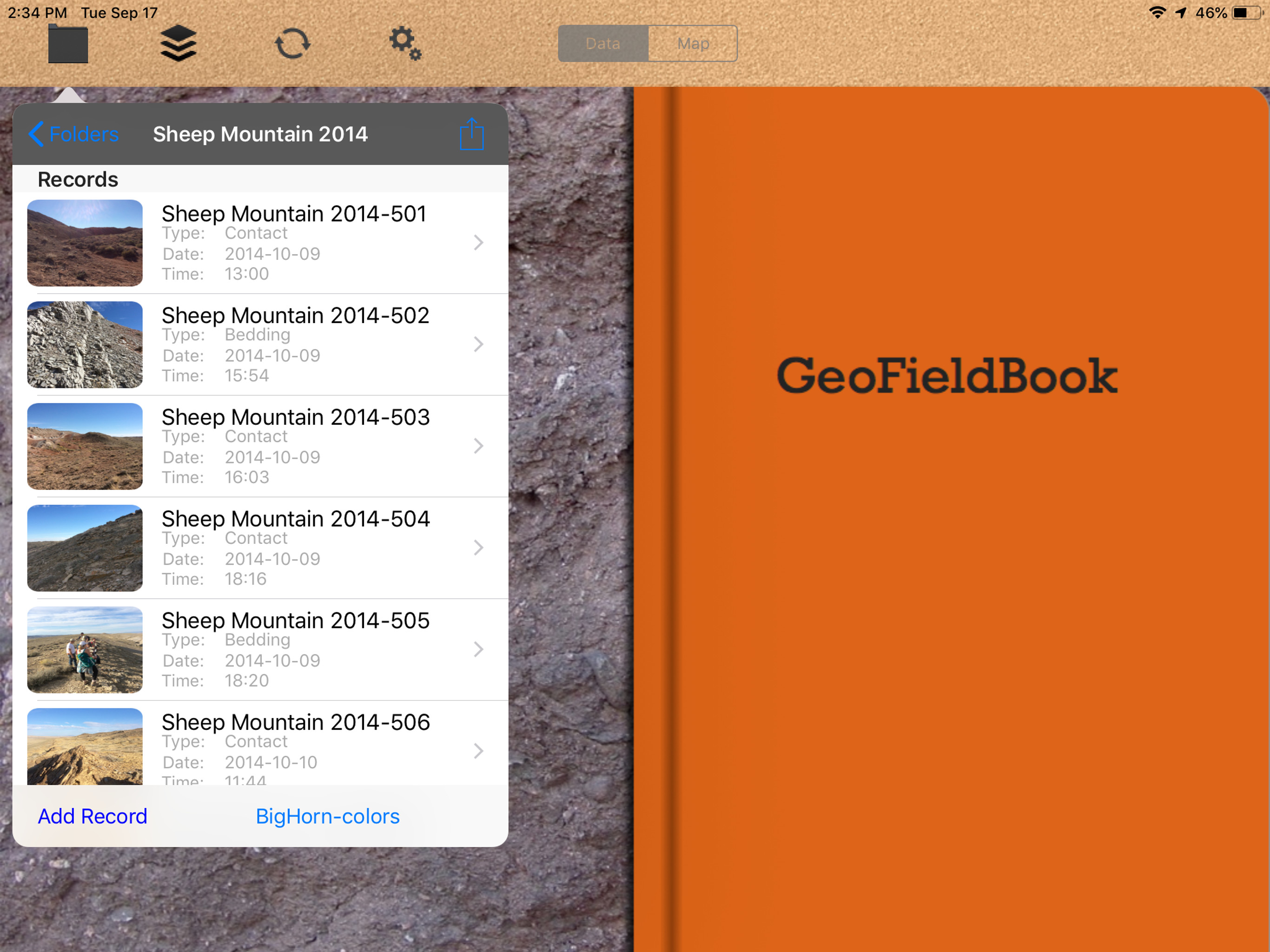 GeoFieldBook screenshot 4