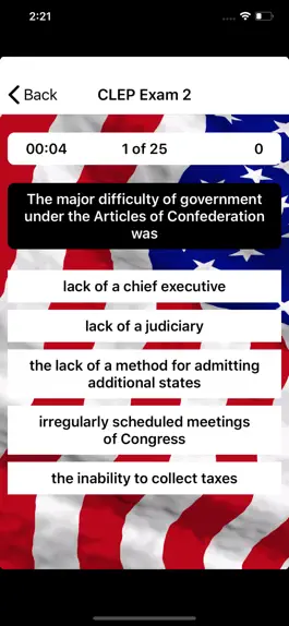 Game screenshot CLEP US History Prep apk