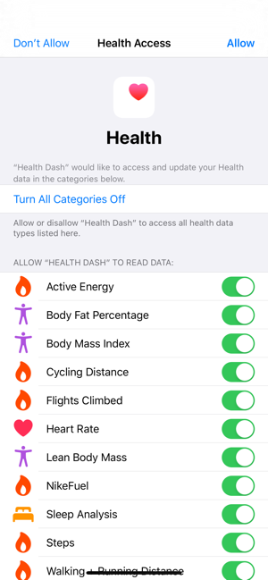 ‎Dashboard for Apple Health App Screenshot