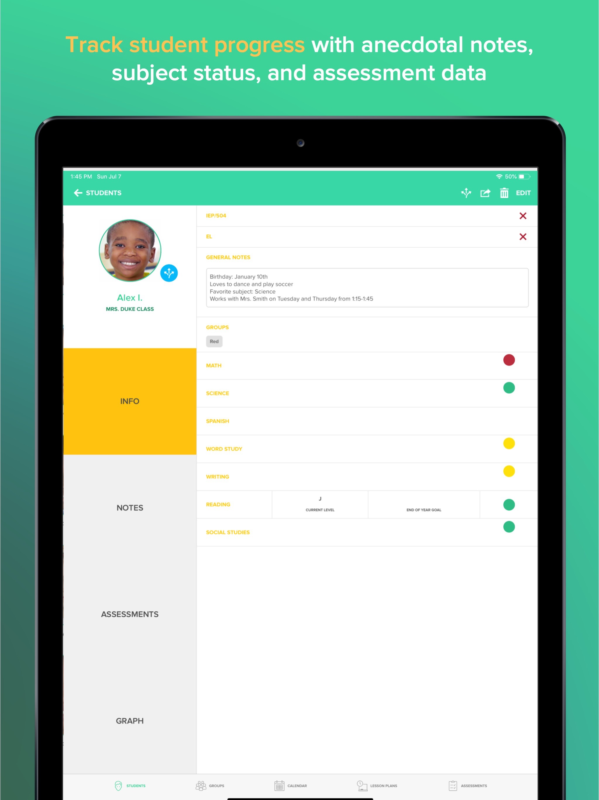 GRō - Guided Reading Organizer screenshot 6