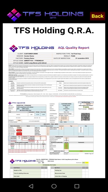 Quality Report Agenda screenshot-4