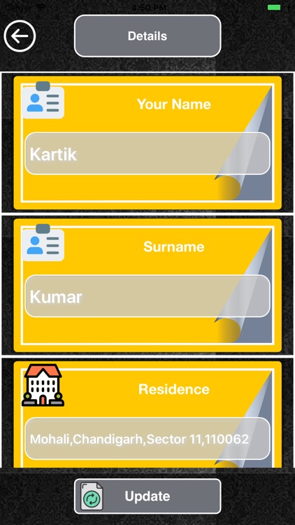 Friend's Contacts Manager