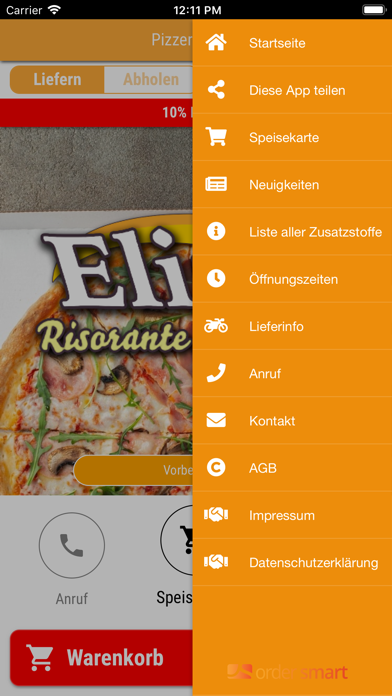 Screenshot #2 pour Pizzeria Eliza