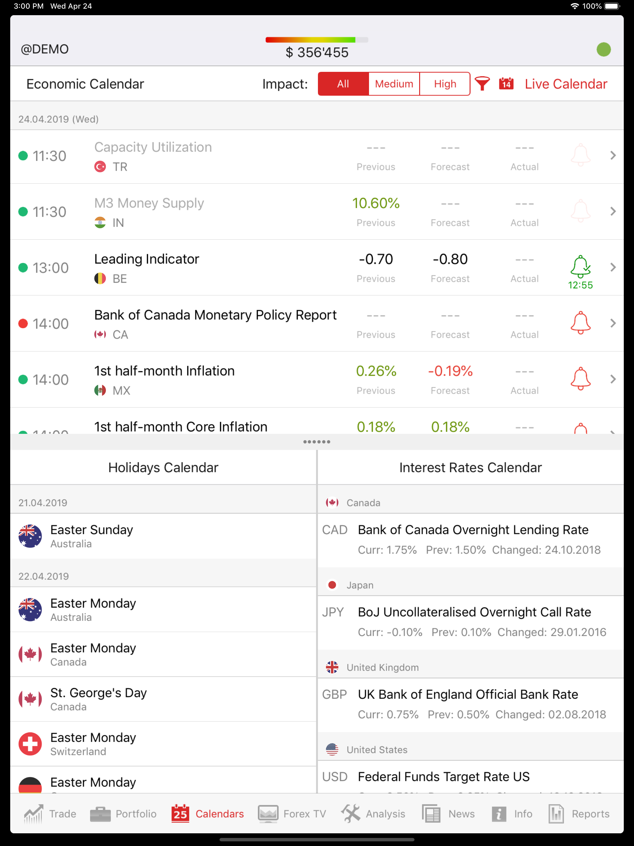 JForex Europe HD screenshot 4
