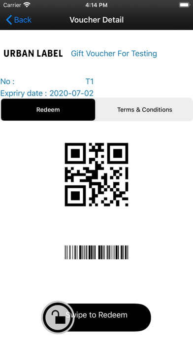 Urban Label Membership Screenshot
