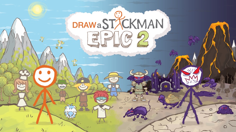 #1. Draw a Stickman: EPIC 2 (iOS) 由: Hitcents.com, Inc.