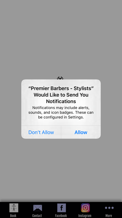 Screenshot #1 pour Premier Barbers & Stylists