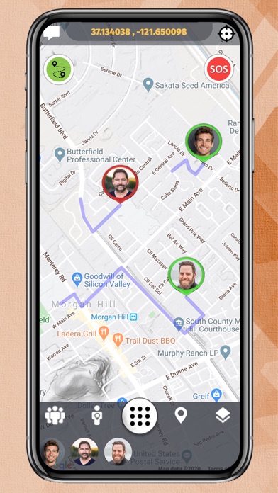 Screenshot #1 pour Gps Tracking - Friends