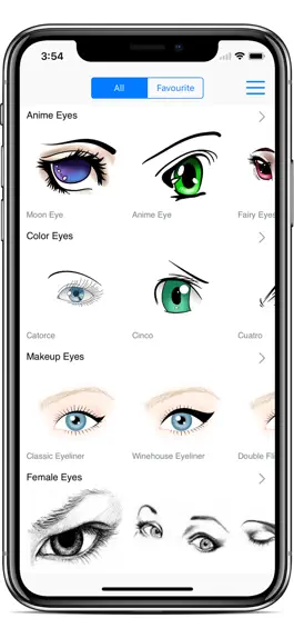 Game screenshot Draw Anime Eyes - Cutest Eyes mod apk