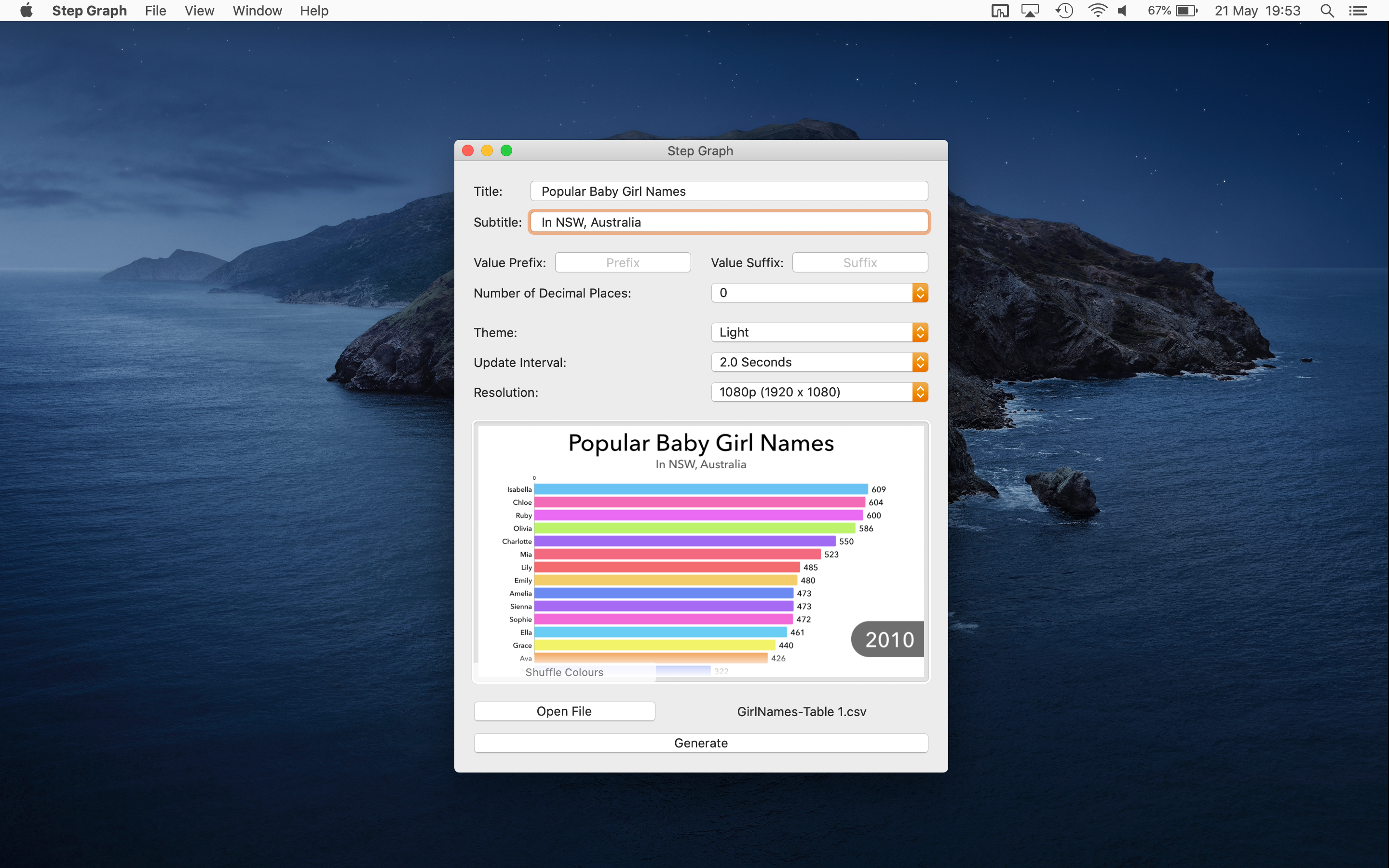 Step Graph screenshot 7