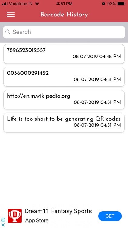 Simple Barcode Scanner & Maker screenshot-5