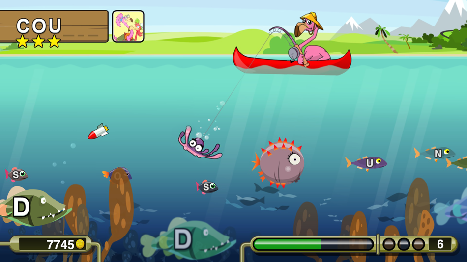 #2. Fish and Spell (iOS) 由: QuizPedia