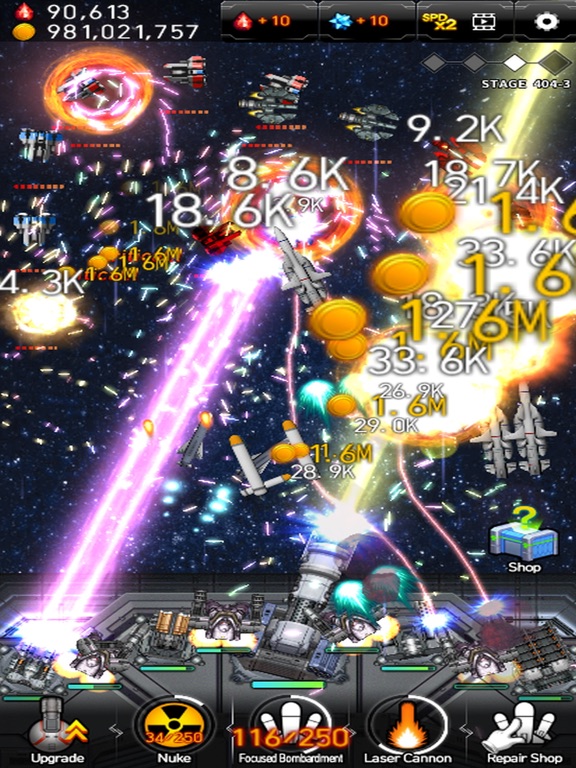 Screenshot #4 pour Galaxy Missile War