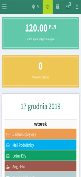 Game screenshot Obecności Przedszkola i Żłobki apk