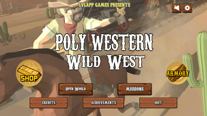 Wild West Polygon Cowboy screenshot 2