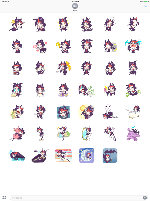 Screenshot #5 pour Vampire Lili Sticker Pack