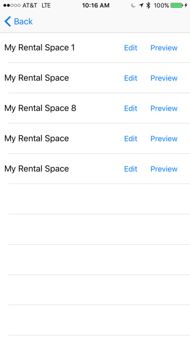 How to cancel & delete My Rental Space from iphone & ipad 2