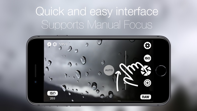 SLR RAW Camera Manual Controls