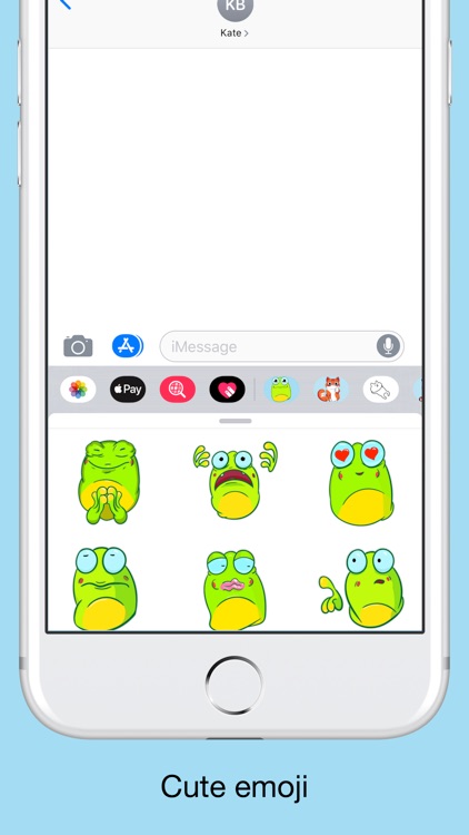 Crazy frog emojis - stickers