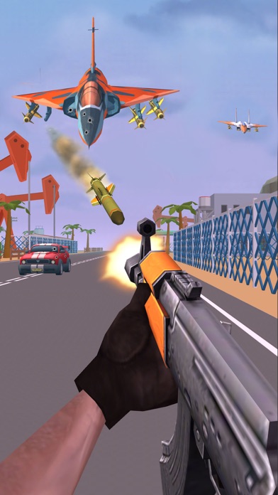 Shooting Escape Road-Gun Gamesのおすすめ画像1