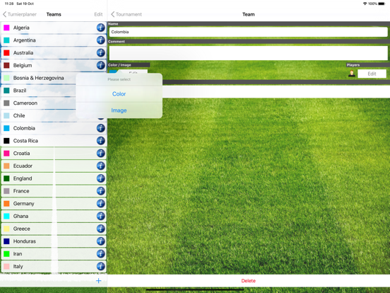 Tournament Soccer Pro iPad screenshot 4 - Sports app