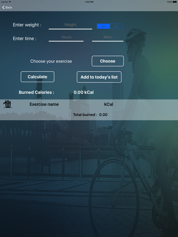 Screenshot #5 pour Calories Burned Calculator
