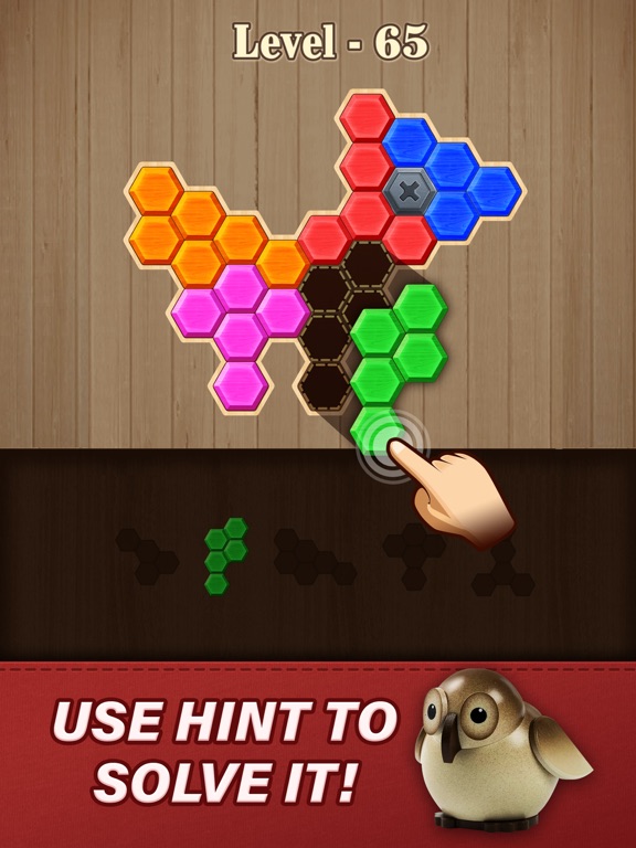 Block Hexa Puzzle: Wooden Game iPad screenshot 4 - Games app