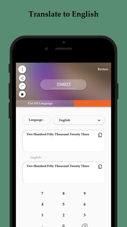 Number to words - converter