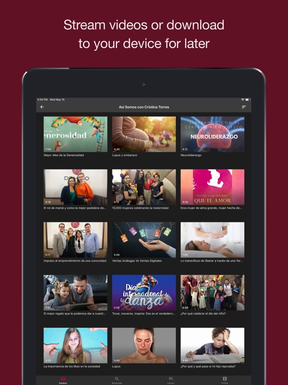 Dominio iPad screenshot 4 - Entertainment app