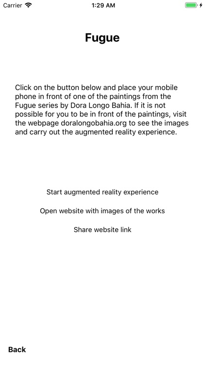 Fugue by Dora Longo Bahia