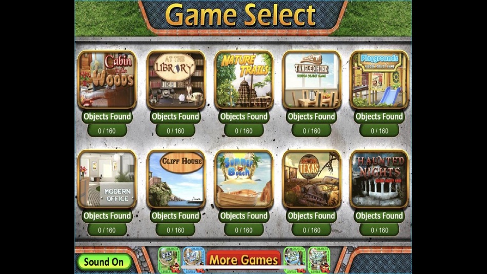 #4. Pack 43 -10 in 1 Hidden Object (iOS) Podle: Big Leap Studios