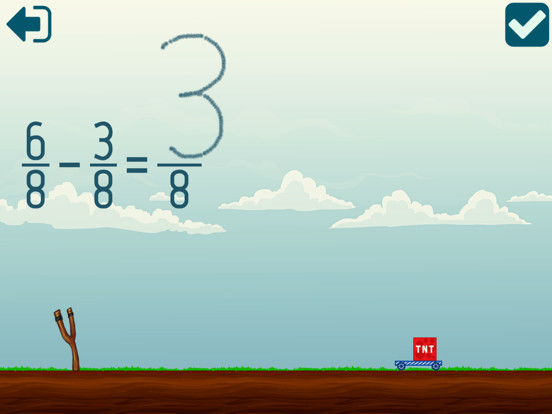 Screenshot #6 pour Math Shot Subtract Fractions