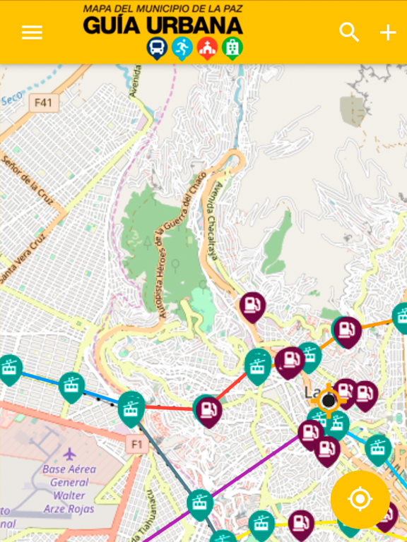Guía Urbana Ciudad de La Paz iPad screenshot 4 - Navigation app